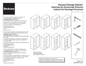 Steelcase Personal Storage Cabinet Instrucciones De Montaje