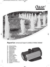 Oase Aquarius Universal 21000 Instrucciones De Uso