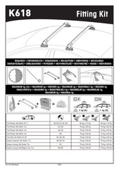 Yakima K618 Manual De Instrucciones