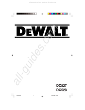 DeWalt DC527 Manual Del Usuario