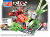 Mega Bloks KOPOW! BLOK BOTS FIGHTING LEAGUE Manual Del Usuario