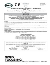 Sioux Tools 1420 Instrucciones