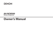 Denon AH-NCW500 Manual Del Usuario