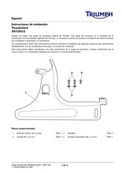 Triumph A9738135 Instrucciones De Instalación