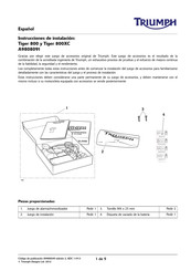 Triumph A9808091 Instrucciones De Instalación