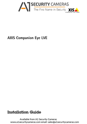 Axis Communications Companion Eye LVE Guia De Instalacion