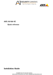 Axis Communications A9188-VE Guia De Instalacion