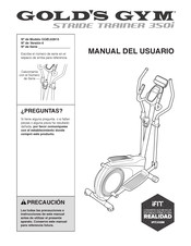 Gold's Gym Stride Trainer 350i Manual Del Usuario