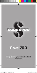 Scubapro Nova 700 Manual De Instrucciones