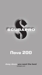 Scubapro Nova 200 Manual De Instrucciones