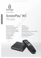 Iomega ScreenPlay MX Guía De Uso Rápida