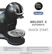 DeLonghi Nescafe Dolce Gusto Melody 3 Inicio Rápido