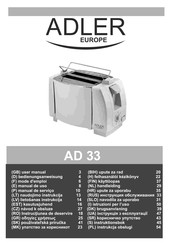 Adler europe AD 33 Manual De Uso