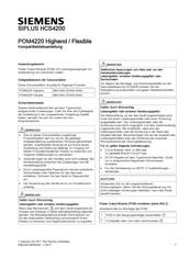 Siemens POM4220 Instrucciones De Operación