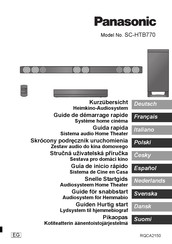 Panasonic SC-HTB770 Guia De Inicio Rapido