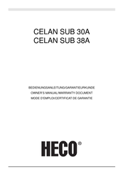 Heco CELAN SUB 30A Manual Del Usuario