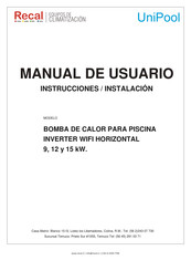 RECAL UNIPOOL INV.9 Manual Del Usuario