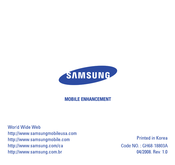 Samsung SBH600 Manual Del Usuario