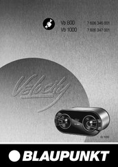 Blaupunkt Velocity Vb 800 Manual Del Usuario