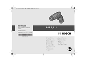 Bosch PSR 7,2 LI Manual Original