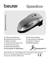 Beurer Speedbox Instrucciones Para El Uso