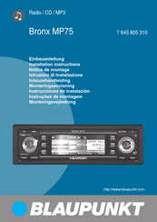 Blaupunkt Bronx MP75 Manual Del Usuario