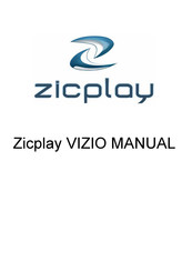 zicplay VIZIO Manual Del Usuario