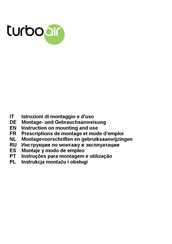 Turboair Sabaudia Montaje Y Modo De Empleo