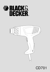 Black and Decker CD701 Manual De Instrucciones