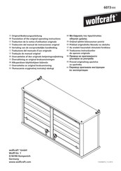 wolfcraft 6073000 Traducción Del Manual De Instrucciones Original
