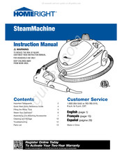 Homeright SteamMachine Manual De Instrucciones