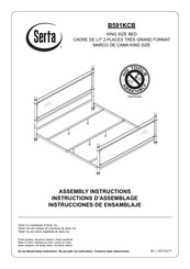 Serta B591KCB Instrucciones De Ensamblaje