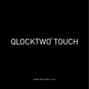 QLOCKTWO TOUCH Manual De Instrucciones