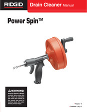 RIDGID Power-Spin Manual De Instrucciones