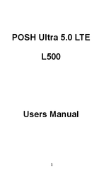 Posh Mobile Ultra 5.0 LTE L500 Manual Del Usuario