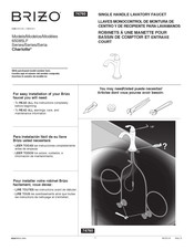 Brizo Charlotte Serie Manual De Instrucciones