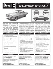 REVELL '65 CHEVELLE SS 396 Z-16 Manual De Instrucciones