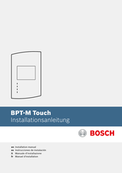 Bosch BPT-M Touch Instrucciones De Instalación