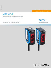 SICK WSE100-2 Manual De Operación