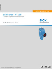 SICK HTE18 Manual De Operación