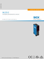 SICK WL23-2 Manual De Operación