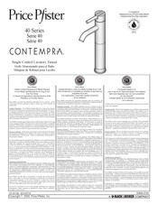 Pfister Contempra 40 Serie Manual De Instrucciones