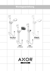 Axor Uno 27985 Serie Manual De Instrucciones