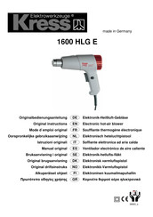 KRESS 1600 HLG E Manual Original