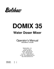 Belshaw DOMIX 35 El Manual Del Propietario