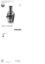 Philips HR1855 Manual Del Usuario