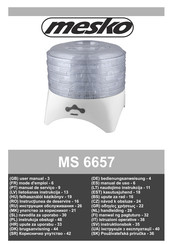 Mesko MS 6657 Manual De Uso