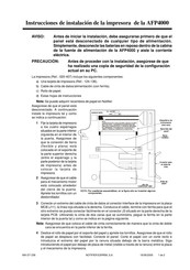 Notifier AFP4000 Instrucciones De Instalación