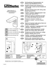 Chamberlain LiftMaster Professional 9747E Instrucciones De Montaje