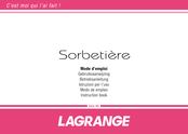 Lagrange Sorbetiere Manual Del Usuario